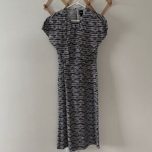 Hugo Boss Monochrome Midi Dress